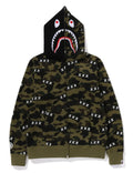 A BATHING APE BAPE x GOD SELECTION XXX SHARK FULL ZIP HOODIE