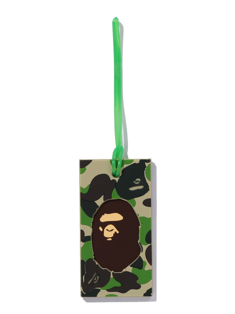 A BATHING APE ABC CAMO LUGGAGE TAG