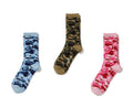 A BATHING APE ABC CAMO JACQUARD SOCKS
