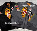 A BATHING APE TIGER SHARK BOMBER JACKET