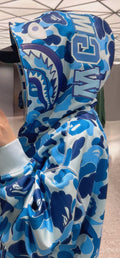 A BATHING APE ABC CAMO RAYON RELAXED FIT SHARK FULL ZIP HOODIE