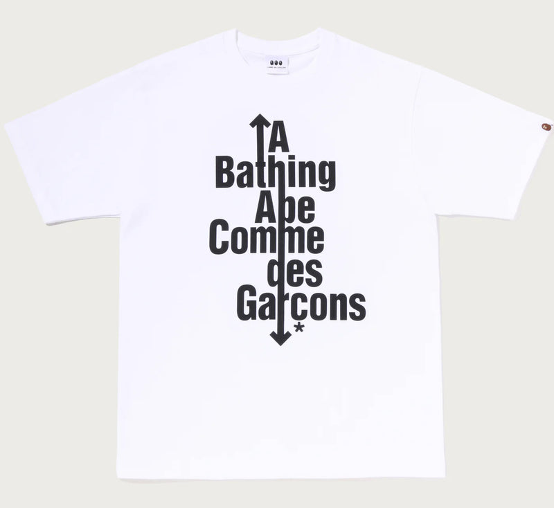 A BATHING APE BAPE x COMME des GARCONS CDG OSAKA Limited BAPE LOGO TEE
