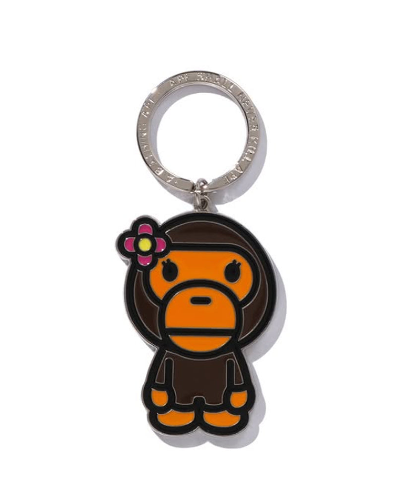 A BATHING APE Ladies' BABY LISA METAL KEYCHAIN