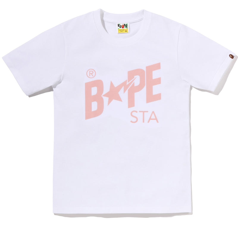 A BATHING APE Ladies' COLOR DENIM BAPE STA TEE