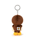 A BATHING APE BABY MILO STORE BABY MILO PANCAKE PLUSH DOLL KEYCHAIN