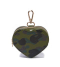 A BATHING APE Ladies' 1ST CAMO HEART SHAPED COIN CASE