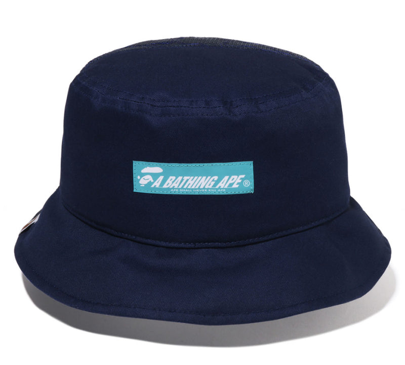A BATHING APE BAPE HALF MESH BUCKET HAT