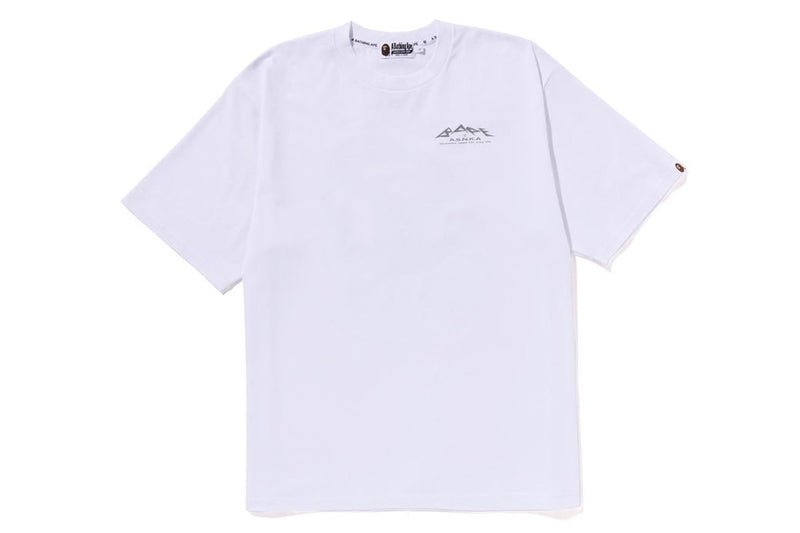 A BATHING APE BAPE REFLECTIVE PRINT TEE