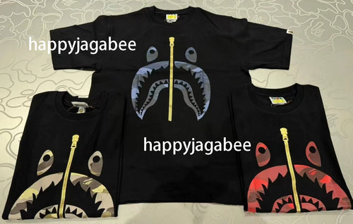 A BATHING APE COLOR CAMO SHARK TEE