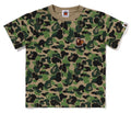 A BATHING APE BAPE KIDS ABC CAMO APE & MILO ONE POINT TEE