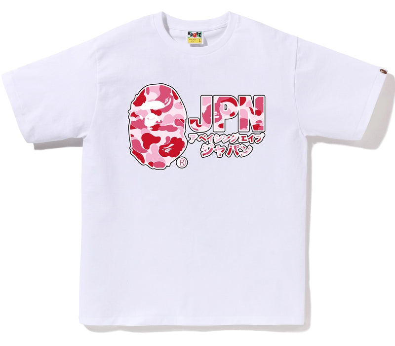 A BATHING APE ABC CAMO JPN KATAKANA TEE