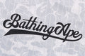 A BATHING APE CAMO STRIPE BASEBALL LOGO RELAXED FIT TEE