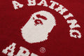 A BATHING APE Ladies' COLLEGE KNIT SWEATER
