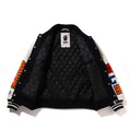 A BATHING APE SHARK VARSITY JACKET
