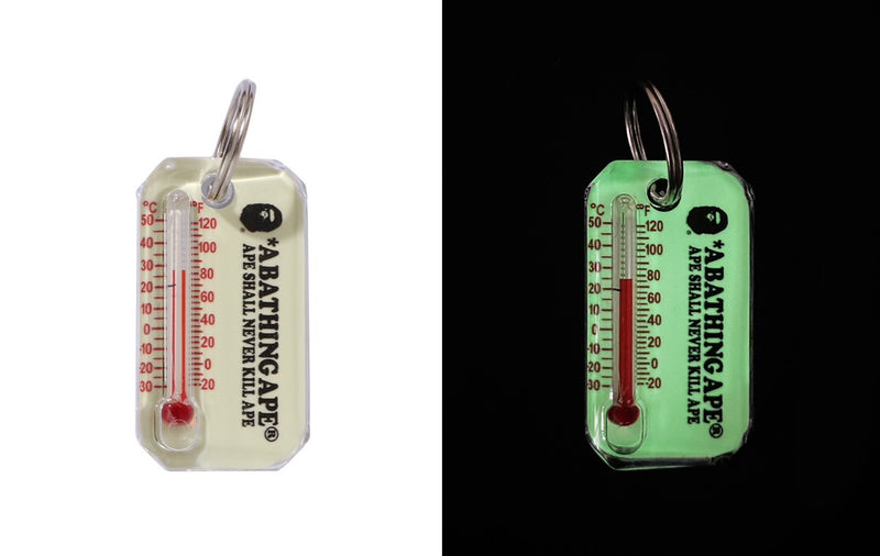 A BATHING APE BAPE GLOW IN THE DARK LUMAZIP