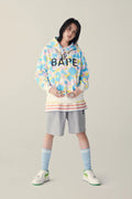 A BATHING APE Ladies' COLLEGE LONG SOCKS - happyjagabee store