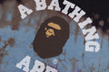A BATHING APE TIE DYE COLLEGE RELAXED FIT TEE