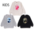 A BATHING APE BAPE KIDS ABC CAMO BOA PATCH CREWNECK SWEAT SHIRT