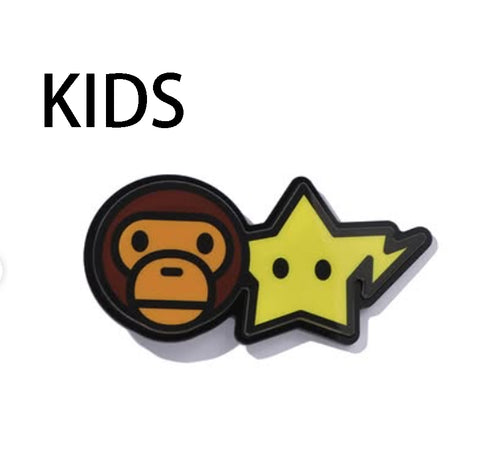 A BATHING APE BAPE KIDS BABY MILO STA ACRYLIC HAIR CLIP