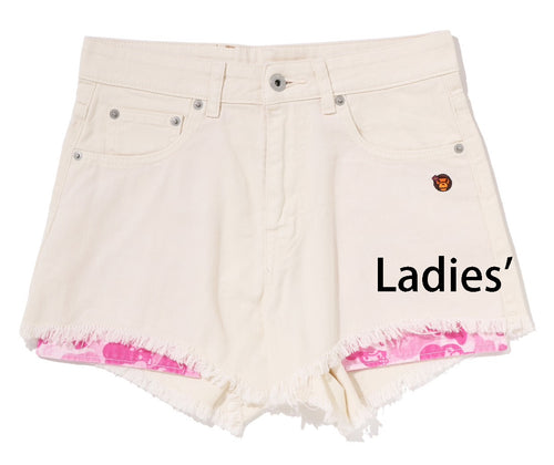 A BATHING APE Ladies' BABY LISA ONE POINT SHORTS