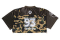 A BATHING APE Ladies' 1ST CAMO BAPE CROPPED FOOTBALL TEE - happyjagabee store