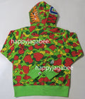 A BATHING APE STA CAMO SHARK FULL ZIP HOODIE