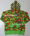 A BATHING APE STA CAMO SHARK FULL ZIP HOODIE