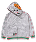 A BATHING APE BAPE x PAGANI SOLID CAMO RELAXED FIT SHARK FULL ZIP HOODIE