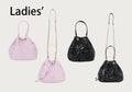 A BATHING APE Ladies' CAMO QUILTING BUCKET BAG
