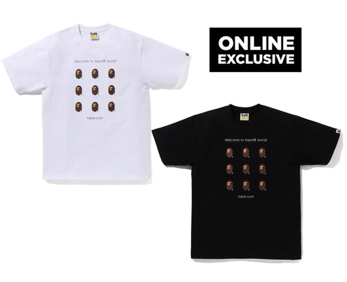 A BATHING APE BAPE.COM TEE ONLINE EXCLUSIVE