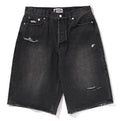 A BATHING APE STA RELAXED FIT DENIM SHORTS