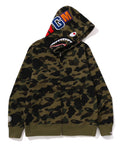A BATHING APE 1ST CAMO SHARK FULL ZIP HOODIE