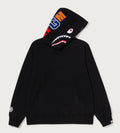 A BATHING APE COLOR CAMO SHARK PULLOVER HOODIE
