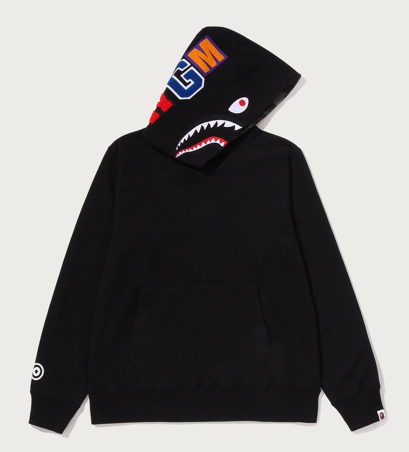 A BATHING APE COLOR CAMO SHARK PULLOVER HOODIE