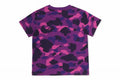 A BATHING APE Ladies' BAPE LOGO COLOR CAMO SLIM TEE