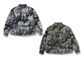 A BATHING APE TREE EDGE CAMO DOWN SHIRT JACKET