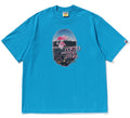 A BATHING APE CITYSCAPE APE HEAD RELAXED FIT TEE