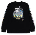A BATHING APE MOON PHOTO L/S TEE