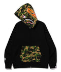 A BATHING APE ABC CAMO SHARK FULL ZIP HOODIE