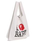 A BATHING APE Ladies' I LOVE BAPE LEATHER BAG
