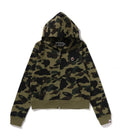 A BATHING APE Ladies' 1ST CAMO ZIP HOODIE
