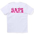 A BATHING APE Ladies' COLOR CAMO BAPE LOGO TEE