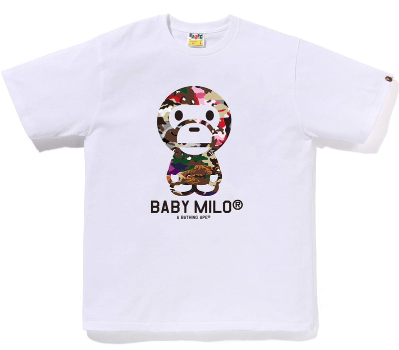 A BATHING APE HYBRID CAMO BABY MILO TEE