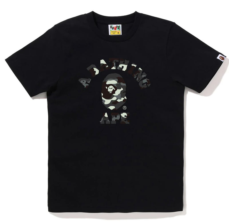 A BATHING APE Ladies' CITY CAMO COLLEGE TEE