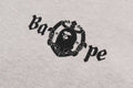 A BATHING APE SWEAT POLO SHIRT