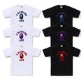 A BATHING APE COLOR CAMO COLLEGE TEE
