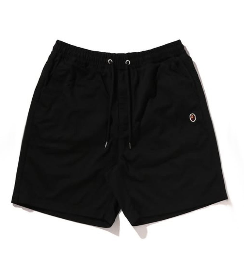 A BATHING APE ONE POINT ELASTICATED RELAXED FIT SHORTS