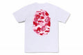 A BATHING APE Ladies' ABC CAMO BIG APE HEAD TEE