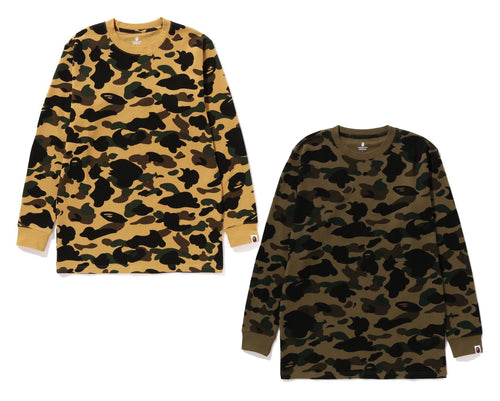 A BATHING APE 1ST CAMO THERMAL L/S TEE UNDERWEAR