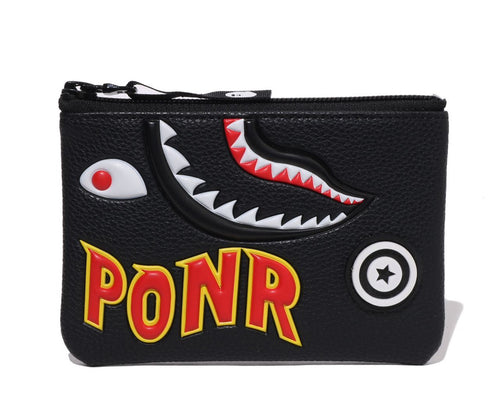 A BATHING APE 2ND SHARK MINI WALLET